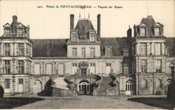 CPA Palate of Fontainebleau Frontage of the Palate