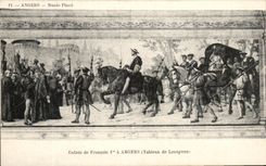 CPA Entree of François 1st has Angers Tableau of Lepnepveu