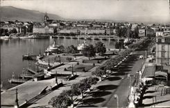 CPSM Geneva Quay of the Mount Blanc and Seen on the City