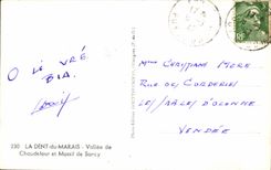 CPA the Tooth of the Marsh Valley of Chaudefour and Massif of Sancy