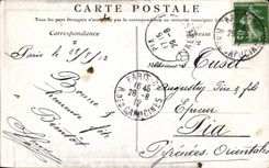 CPA Paris Monument of Gambetta Louvre