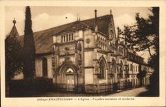 CPA Abbey of Hautecombe the Church Frontages Old And Modern