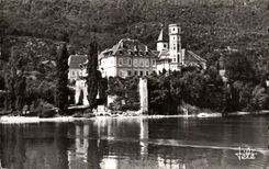 CPA Lake Of Le Bourget Abbey D' Hautecombe Founded by St Bernard