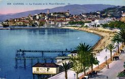 CPA Cannes the Small cross and the Mount Knight