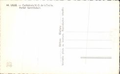 CPA Lille Cathedral NR D of the Treillised vineyard Gate Saint Eubert