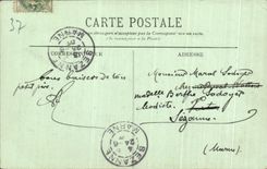 CPA Amboise vista en el Loire de la terraza del castillo