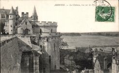 CPA Amboise the Castle Seen on the Pits