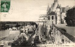 CPA Amboise Seen of the Loire on the Terrace of the Castle