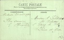 CPA Amboise vista del Loire en la terraza del castillo