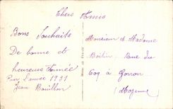 Flores de la Feliz Ano Nuevo de CPA