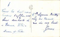 CPA Bonne celebra las flores