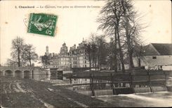 CPA Chambord Le Chateau Vue Prise au deversoir du Cosson