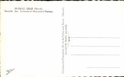 CPA Lille Faculty of Science and Pasteur Monument