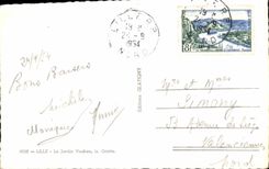 CPA Lille the Vauban garden the cave