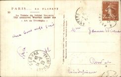 CPA Paris En Flanant La Tombe du Soldat Inconnu Militaria