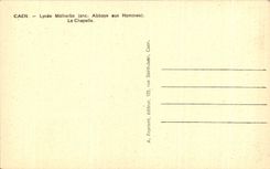 Abadia de Chapelle del La de la universidad de CPA Caen Malherbe con los hombres