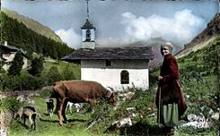 CPSM Savoy Pitteresque Vault Pasture one Notre Dame high-altitude of Snows Goat