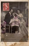 CPA Femme Couple