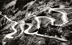 CPA Valley D' Aure Road of Cape de Long the Laces D' Oredon