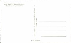 CPA Nantes Tomb De Lamoriciere