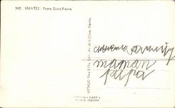 CPA Holy Nantes Gate Pierre