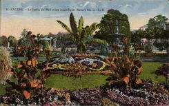 CPA Angers the Garden Of the Email And Its Splendid Flowered Solid masses