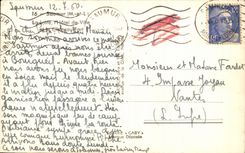 CPSM Saumur Lorte the Town hall And the Castle Fort