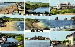 CPSM Free Spanish Border Hendaye