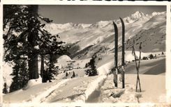 CPA Gurgler Waldabfahrt MIT Ober Gurgl the Tirol