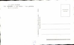 CPSM the Dimension Of Cannes Azure Hotels View of the Small cross