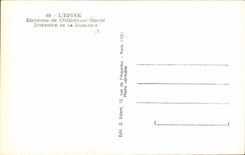 CPA the Spine Surroundings of Trawl-nets on the Marne Interior Of the Basilica