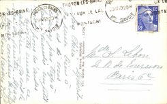 CPSM Thonon les Bains Interior of the church