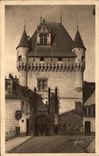 CPA Castle of Loaches the Gate of Cordeliers feudal Tower of 15th