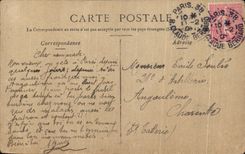 CPA Paris Pylons of the Bridge Alexandre III