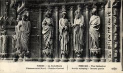 CPA Rheims the Northern Cathedral Splaying