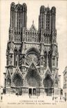 CPA Cathedral Of Rheims Set fire to by the Germans on September 19th 1914