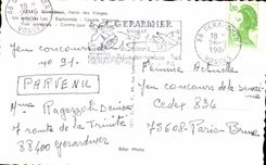 CPA Gerardmer Beads Of the Vosges