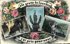 CPA With the Cave Of Lourdes I have Request For You