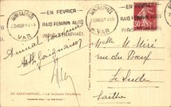 CPA Saint Raphael the Boulevard Felix Martin