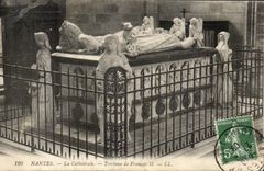 CPA Nantes the Cathedral Tomb of François II