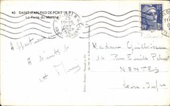 CPA Saint Jean Foot Of Port the Gate of the Market