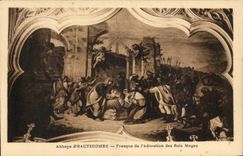 CPA Abbey of Hautecombe Fresco of the Worship of Kings Mages