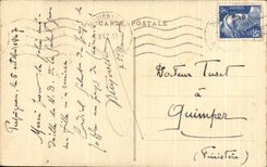 CPA Mile Collin La Visite Salon 1931 Collection Chantereau