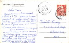 CPSM Paris la boveda de la avenida de Invalides y de I de Breteuil