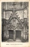 CPA Chinon Gate of the Church Saint Etienne Publicity Eugene St Remy Street of Siam Brest