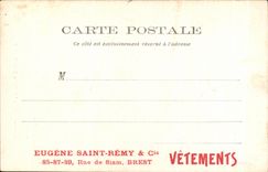 CPA Chinon Gate of the Church Saint Etienne Publicity Eugene St Remy Street of Siam Brest