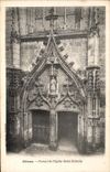 CPA Chinon Gate of the Church Saint Etienne Publicity Eugene St Remy Street of Siam Brest