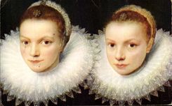 CPA Cornelis de Vos les Jumelles Musee d'Helsinki Finlande