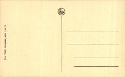 CPA Brussels Notre Dame Church Of Sabion And Square Of the Small Fine sand