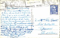 CPA la dimension Niza del azul la bahia de los angeles caminan